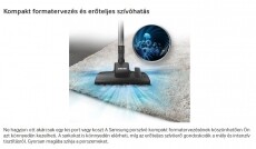 SAMSUNG K VC-15F60JUVB/GE porszívó Háztartás / Otthon / Kültér - Porszívó / takarítógép - Porzsákos porszívó - 289762