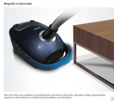 SAMSUNG K VC-15F60JUVB/GE porszívó Háztartás / Otthon / Kültér - Porszívó / takarítógép - Porzsákos porszívó - 289762