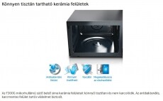 SAMSUNG MS23F301EAS/EO mikrohullámú sütő Konyhai termékek - Mikrohullámú sütő - Mikrohullámú sütő (szabadonálló) - 294104