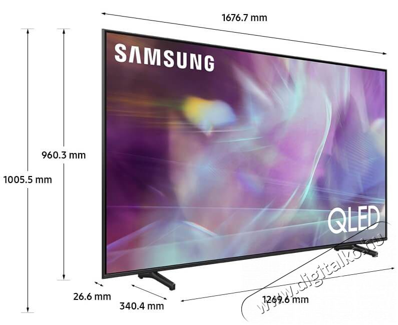 SAMSUNG QE75Q60AAUXXH Ultra HD LED Smart telev&iacute;zi&oacute; Telev&iacute;zi&oacute;k - LED telev&iacute;zi&oacute; - UHD 4K felbont&aacute;s&uacute; - 370641