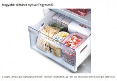 SAMSUNG RB37J5345SS/EF hűtőszekrény Konyhai termékek - Hűtő, fagyasztó (szabadonálló) - Alulfagyasztós kombinált hűtő - 294114