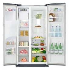 SAMSUNG RS7547BHCSP/EF hűtőszekrény Konyhai termékek - Hűtő, fagyasztó (szabadonálló) - Amerikai típusú Side By Side hűtő - 299341