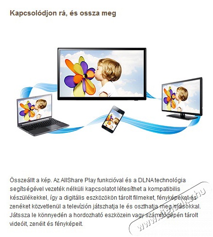 SAMSUNG UE-32ES5500 W Telev&iacute;zi&oacute;k - LED telev&iacute;zi&oacute; - 1080p Full HD felbont&aacute;s&uacute; - 253819