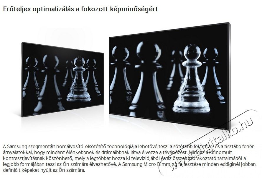 SAMSUNG UE48H6400AW Telev&iacute;zi&oacute;k - LED telev&iacute;zi&oacute; - 1080p Full HD felbont&aacute;s&uacute; - 277604