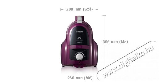 SAMSUNG VCC-4550V3W 1800W Porzs&aacute;k n&eacute;lk&uuml;li porsz&iacute;v&oacute; - lila H&aacute;ztart&aacute;s / Otthon / K&uuml;lt&eacute;r - Porsz&iacute;v&oacute; / takar&iacute;t&oacute;g&eacute;p - Porzs&aacute;k n&eacute;lk&uuml;li porsz&iacute;v&oacute; - 265875