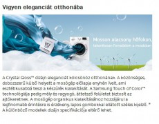 SAMSUNG WF-60F4E0W0W/LE Mosógép Háztartás / Otthon / Kültér - Mosógép / szárítógép - Elöltöltős keskeny (45cm-ig) mosógép - 280520