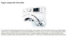 SAMSUNG WF-60F4E0W2W/LE Mosógép Háztartás / Otthon / Kültér - Mosógép / szárítógép - Elöltöltős keskeny (45cm-ig) mosógép - 280521