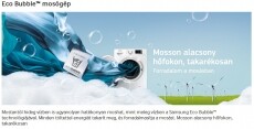 SAMSUNG WF-60F4E2W2X/LE Mosógép Háztartás / Otthon / Kültér - Mosógép / szárítógép - Elöltöltős keskeny (45cm-ig) mosógép - 280522