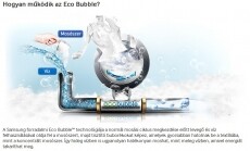 SAMSUNG WF-60F4E2W2X/LE Mosógép Háztartás / Otthon / Kültér - Mosógép / szárítógép - Elöltöltős keskeny (45cm-ig) mosógép - 280522