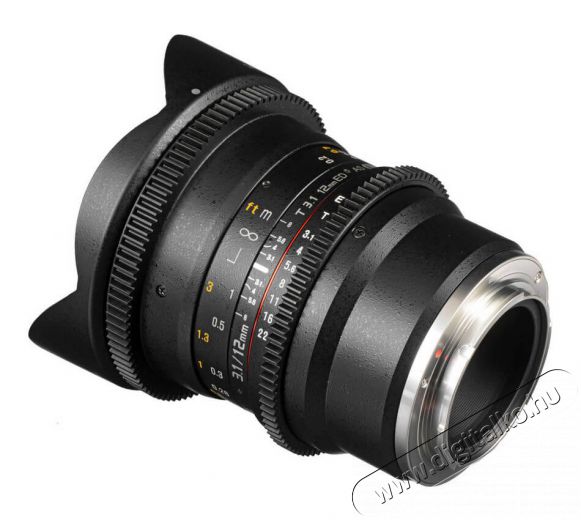 Samyang 12mm T3.1 VDSLR ED AS NCS Fish-eye objektív kamerához (Sony E) Fotó-Videó kiegészítők - Objektív - Fix fókuszú objektív - 313793