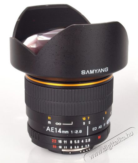 Samyang 14mm f/2.8 ED AS IF UMC kamerához (Canon) Fotó-Videó kiegészítők - Objektív - Zoom objektív - 313811