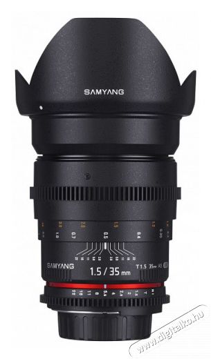 Samyang 35mm T1.5 VDSLR AS UMC II objektív (Canon EOS) Fotó-Videó kiegészítők - Objektív - Fix fókuszú objektív - 313878