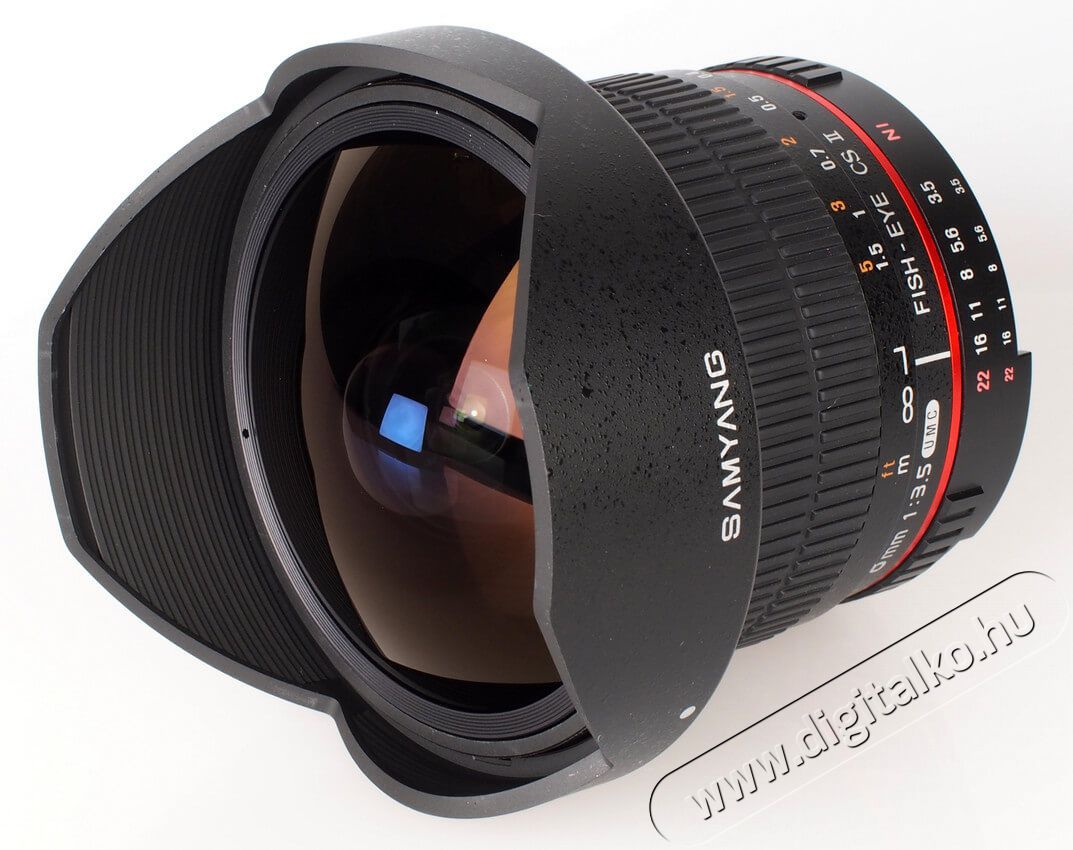 Samyang 8mm F/3.5 UMC Fish-eye CS II (AE) Fotó-Videó kiegészítők - Objektív - Fix fókuszú objektív - 313944