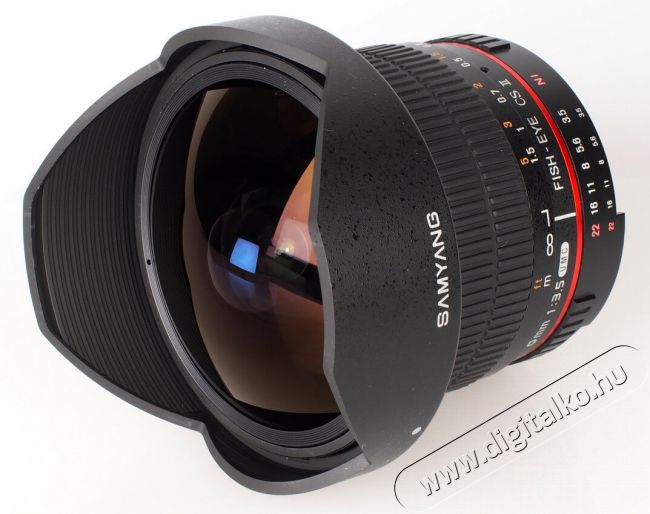 Samyang 8mm F/3.5 UMC Fish-eye CS II (AE) Fotó-Videó kiegészítők - Objektív - Fix fókuszú objektív - 313944