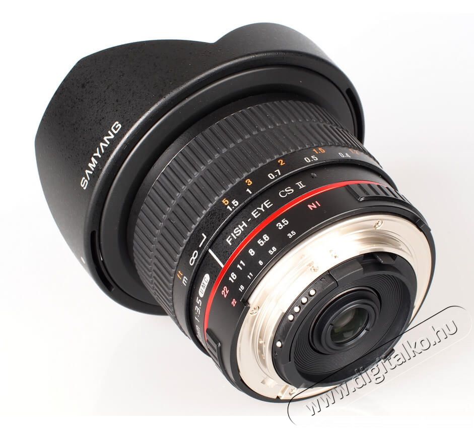 Samyang 8mm F/3.5 UMC Fish-eye CS II (Canon) Fotó-Videó kiegészítők - Objektív - Fix fókuszú objektív - 313941