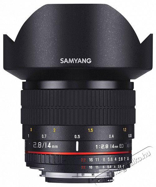Samyang 14mm F2.8 ED AS IF UMC Obejktív (Nikon AE) Fotó-Videó kiegészítők - Objektív - Fix fókuszú objektív - 313815