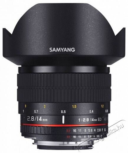 Samyang 14mm F2.8 ED AS IF UMC Obejktív (Nikon AE) Fotó-Videó kiegészítők - Objektív - Fix fókuszú objektív - 313815