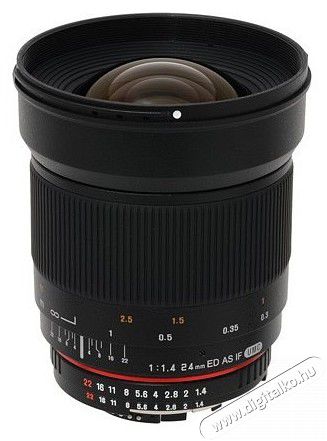 Samyang 24mm f/1.4 ED AS IF UMC (Nikon AE) objektív Fotó-Videó kiegészítők - Objektív - Fix fókuszú objektív