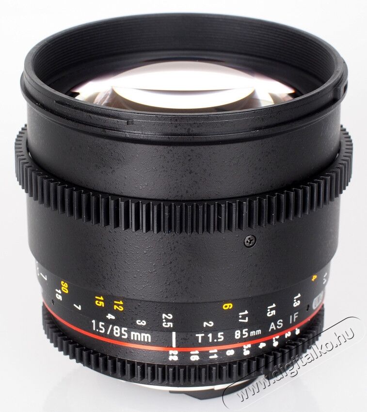 Samyang 85mm T1.5 VDSLR AS IF UMC II Obejktív - Canon Fotó-Videó kiegészítők - Objektív - Fix fókuszú objektív - 313926