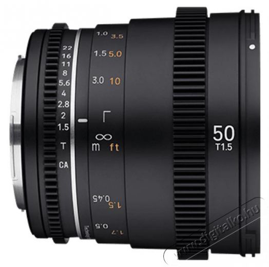 Samyang 50mm T1.5 VDSLR MK2 (Canon EF) objektív Fotó-Videó kiegészítők - Objektív - Fix fókuszú objektív - 375442