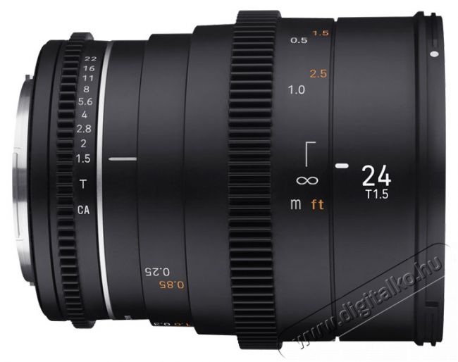 Samyang 24mm T1.5 VDSLR MK2 (Sony E) objektív Fotó-Videó kiegészítők - Objektív - Fix fókuszú objektív - 375430