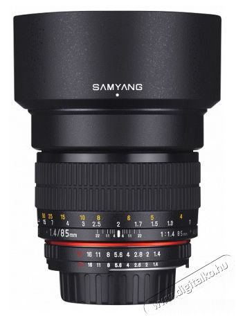 Samyang 85mm f/1.4 AS IF UMC (Olympus 4/3) objektív Fotó-Videó kiegészítők - Objektív - Fix fókuszú objektív - 375450