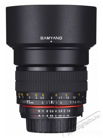 Samyang 85mm f/1.4 AS IF UMC (Olympus 4/3) objektív Fotó-Videó kiegészítők - Objektív - Fix fókuszú objektív - 375450