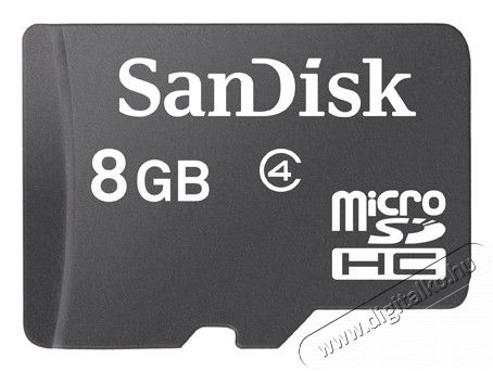 SanDisk microSDHC 8GB Class 4 - 90955 Memória kártya / Pendrive - MicroSD / MicroSDHC kártya - 265008