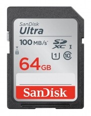 SanDisk 64 GB SDXC Ultra UHS-1 class 10 (186469) memóriakártya Memória kártya / Pendrive - SD / SDHC / SDXC kártya - 359767