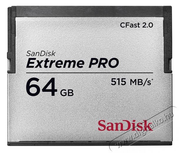 SanDisk CFast 64GB Extreme Pro 515MB/s - 139715 Memória kártya / Pendrive - Compact Flash (CF) kártya - 296829