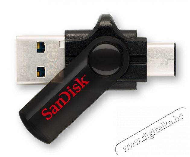 SanDisk Dual Drive 3.0 32GB USB TYPE-C - 124125 Memória kártya / Pendrive - Pendrive - 295253