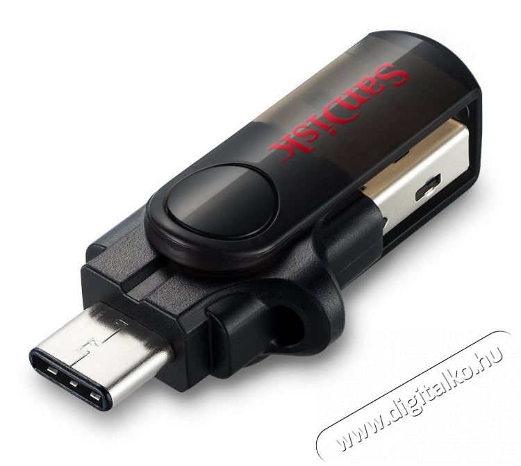 SanDisk Dual Drive 3.0 32GB USB TYPE-C - 124125 Memória kártya / Pendrive - Pendrive - 295253