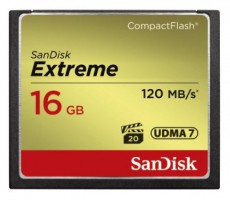 SanDisk CF 16GB Extreme (120MB/s) - 123850 Memória kártya / Pendrive - Compact Flash (CF) kártya - 274490