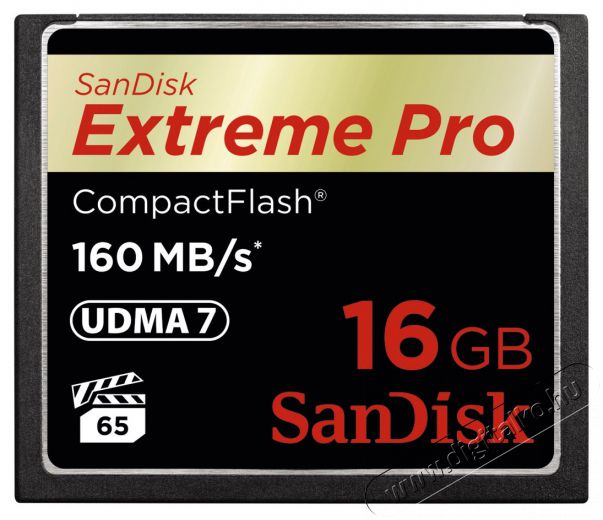 SanDisk CF 16GB Extreme Pro - 123842 Memória kártya / Pendrive - Compact Flash (CF) kártya - 273968