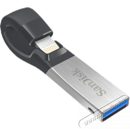 SanDisk iXpand USB 3.0 + Ligthning csatlakozó 16GB - 173326 Memória kártya / Pendrive - Pendrive - 310591