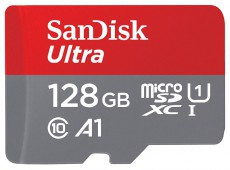 SanDisk 186505 microSD Ultra Android memóriakártya 128GB Memória kártya / Pendrive - MicroSD / MicroSDHC kártya - 364508