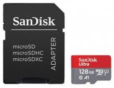 SanDisk 186505 microSD Ultra Android memóriakártya 128GB Memória kártya / Pendrive - MicroSD / MicroSDHC kártya - 364508