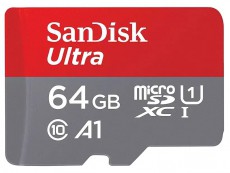 SanDisk 186504 microSD Ultra Android memóriakártya 64GB Memória kártya / Pendrive - MicroSD / MicroSDHC kártya - 364511