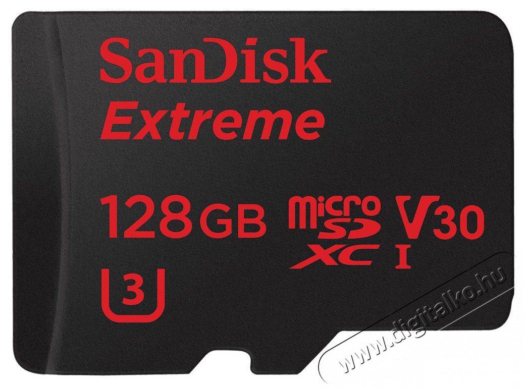 SanDisk MicroSDXC 128GB Extreme PRO A1 Class 10 UHS-I V30 (U3) + SD adapter (SDSQXCG-128G-GN6MA) - 173429 Memória kártya / Pendrive - MicroSD / MicroSDHC kártya - 330699