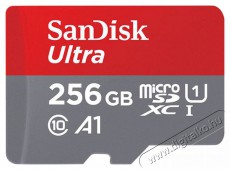 SanDisk 186507 microSD Ultra Android memóriakártya 256GB Memória kártya / Pendrive - MicroSD / MicroSDHC kártya - 364509