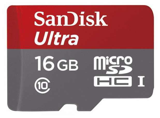 SanDisk microSD Ultra 16GB 80MB/s CL10 UHS-I + adapter - 139730 Memória kártya / Pendrive - MicroSD / MicroSDHC kártya - 291545