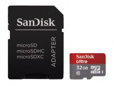 SanDisk microSDHC Ultra 32GB, 80MB/s Class10 UHS-I - 139731 Memória kártya / Pendrive - MicroSD / MicroSDHC kártya - 290333
