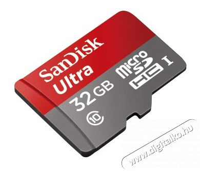 SanDisk microSDHC Ultra 32GB, 80MB/s Class10 UHS-I - 139731 Memória kártya / Pendrive - MicroSD / MicroSDHC kártya - 290333