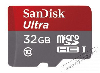 SanDisk microSDHC Ultra 32GB, 80MB/s Class10 UHS-I - 139731 Memória kártya / Pendrive - MicroSD / MicroSDHC kártya - 290333