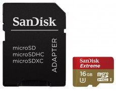 SanDisk microSDHC 16GB Mobile Extreme Class 10 UHS-1 60MB/s + SD adapter - 124075 Memória kártya / Pendrive - MicroSD / MicroSDHC kártya - 281719