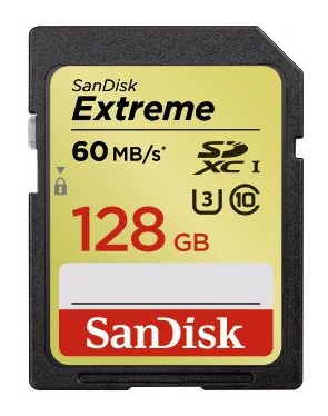 SanDisk SDHC 128GB Extreme - 124064 Memória kártya / Pendrive - SD / SDHC / SDXC kártya - 282958