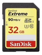 SanDisk SDHC 32GB Extreme Class 10 U3 90MB/s - 139748 Memória kártya / Pendrive - SD / SDHC / SDXC kártya - 292858