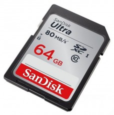 SanDisk SDXC 64GB Ultra Class 10 UHS-I 80MB/s - 139768 Memória kártya / Pendrive - SD / SDHC / SDXC kártya - 297518