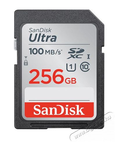 SanDisk 256 GB SDXC UHS-I memóriakártya UHS-1 - 186471 Memória kártya / Pendrive - SD / SDHC / SDXC kártya - 359762