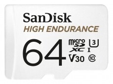 SanDisk 64GB MicroSDXC High Endurance CL10/U3/V30 (SDSQQNR-064G) memória kártya Memória kártya / Pendrive - MicroSD / MicroSDHC kártya - 349918